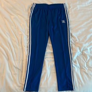 ADIDAS Original Track Pant Royal Blue with White Stripes Size XL